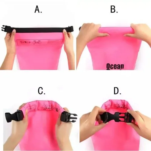 10L Waterproof Dry Bag Floating Shoulder Bag Roll Top