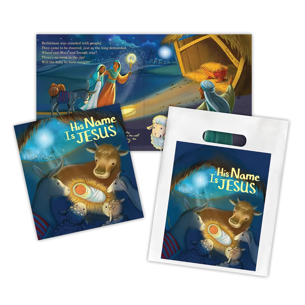 4-Pc. Christmas Storytelling Set - His Name Is Jesus