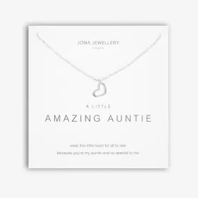 A Little Amazing Auntie Silver 46cm   5cm Extender Necklace 5278