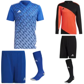 ADIDAS TEAM ICON 23 SS KIT BUNDLE TEAM ROYAL BLUE