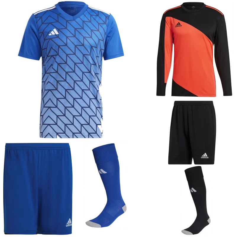 ADIDAS TEAM ICON 23 SS KIT BUNDLE TEAM ROYAL BLUE