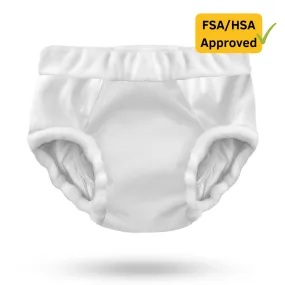 Adult Incontinence Diapers: Lounge Brief in White