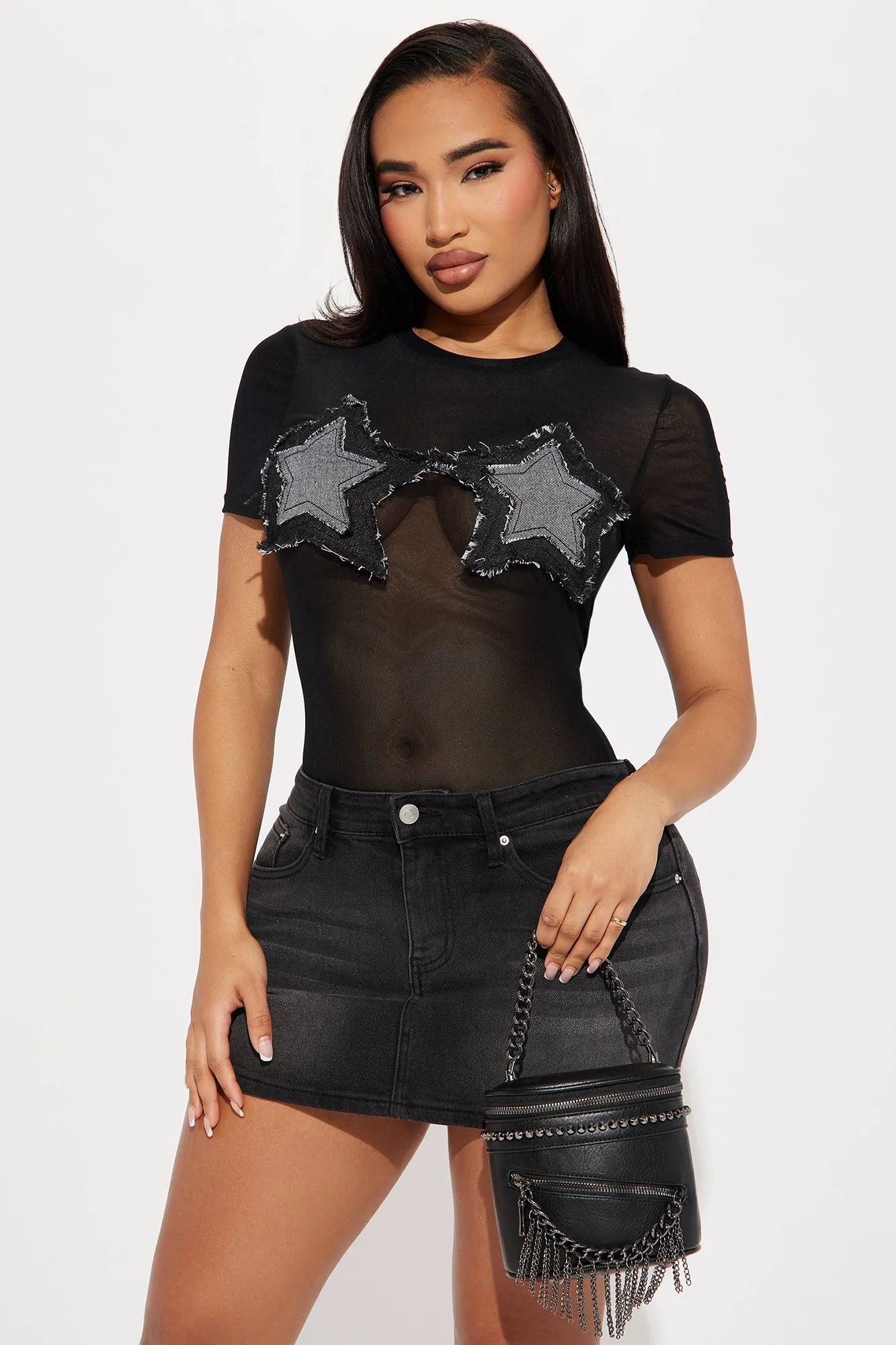 Always The Baddest Handbag - Black