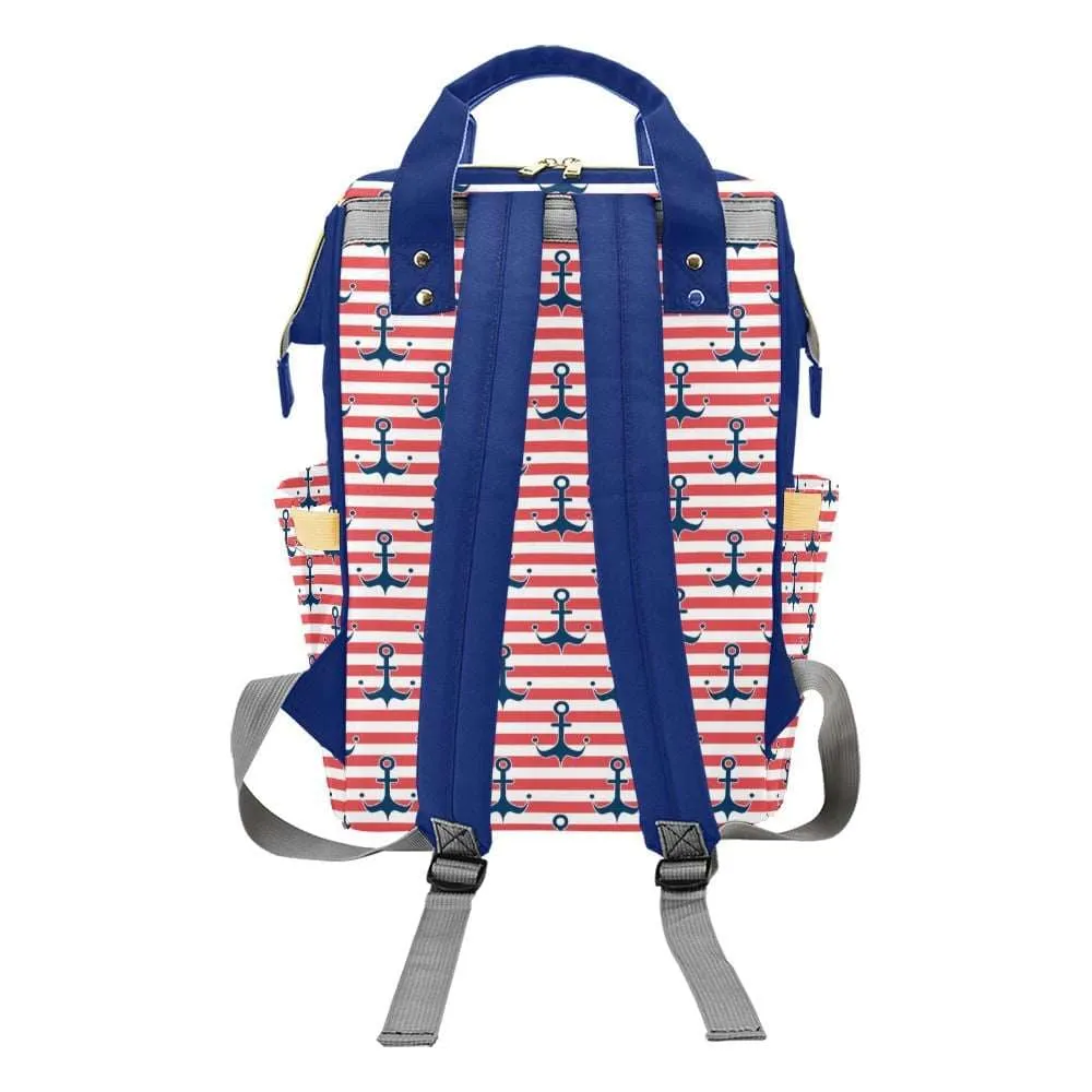 Anchored Multifunctional Diaper Backpack Bag