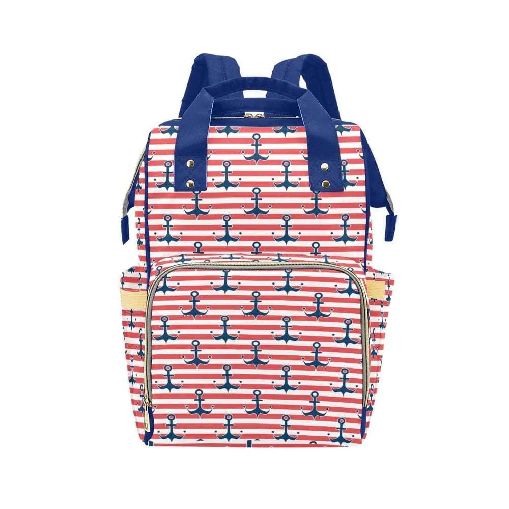 Anchored Multifunctional Diaper Backpack Bag