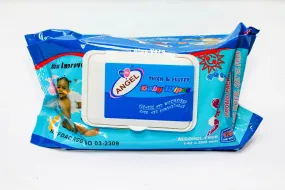 Angel Baby Wipes With Aloe Vera - 125 Wipes