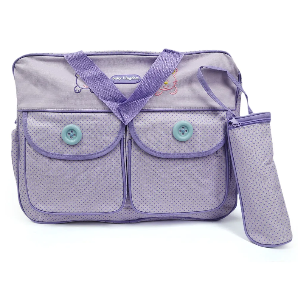 Baby Bag Button Style Jumbo - Purple