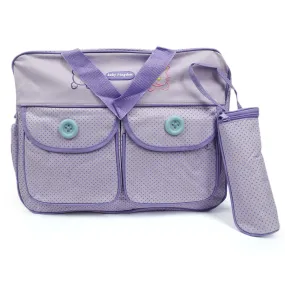 Baby Bag Button Style Jumbo - Purple
