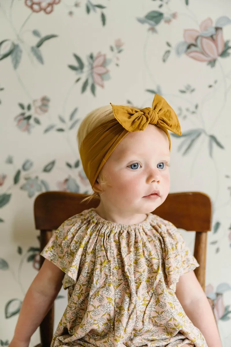 Baby Bling Bows - Classic Knot - Brass