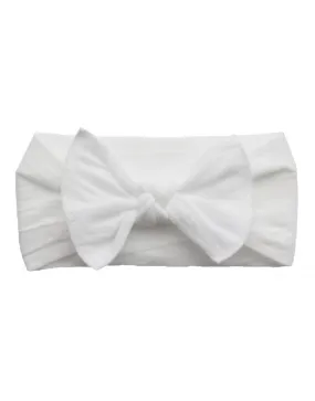 Baby Bling Bows - Classic Knot - White