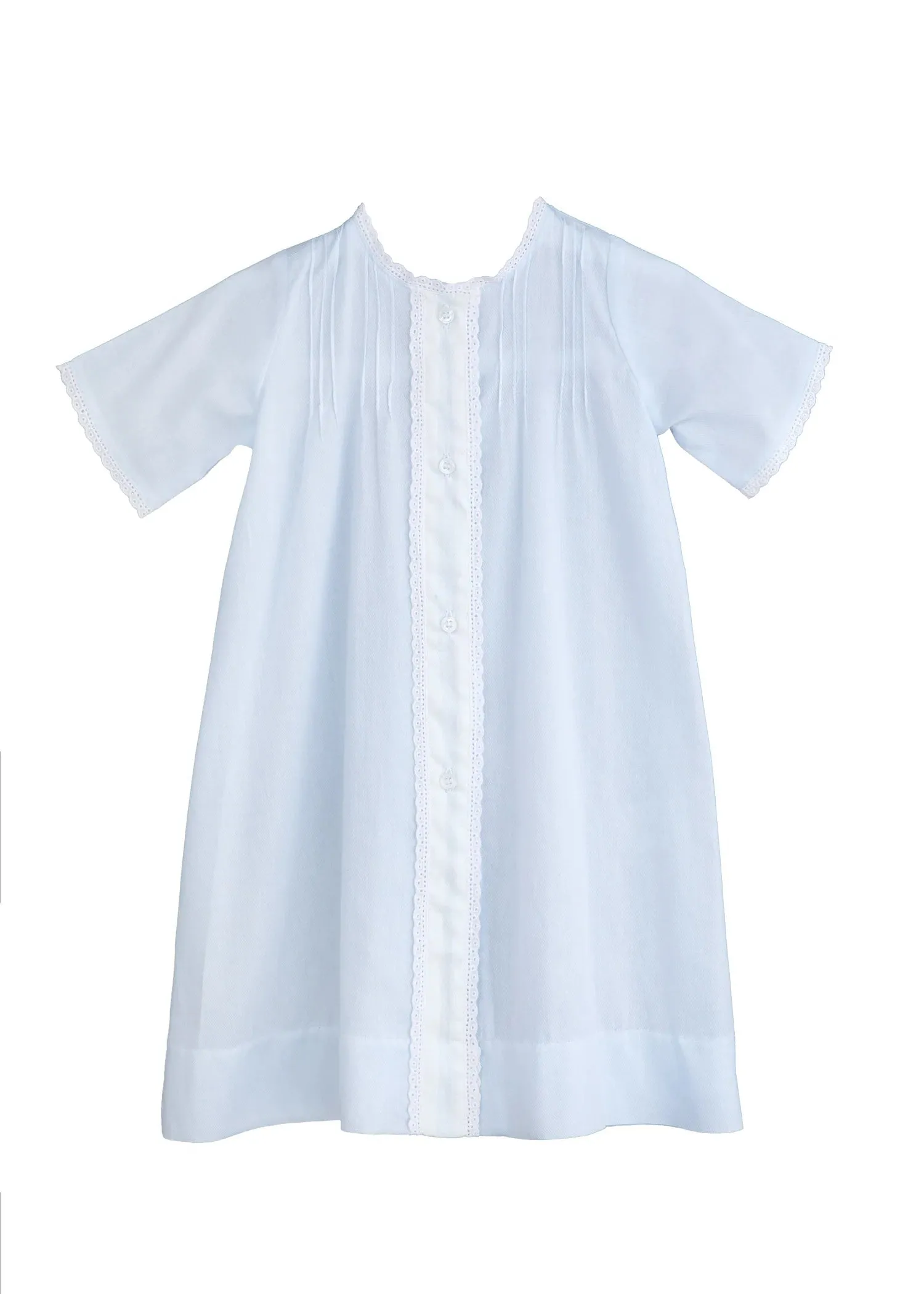 Baby Classic Cotton Daygown - Blue