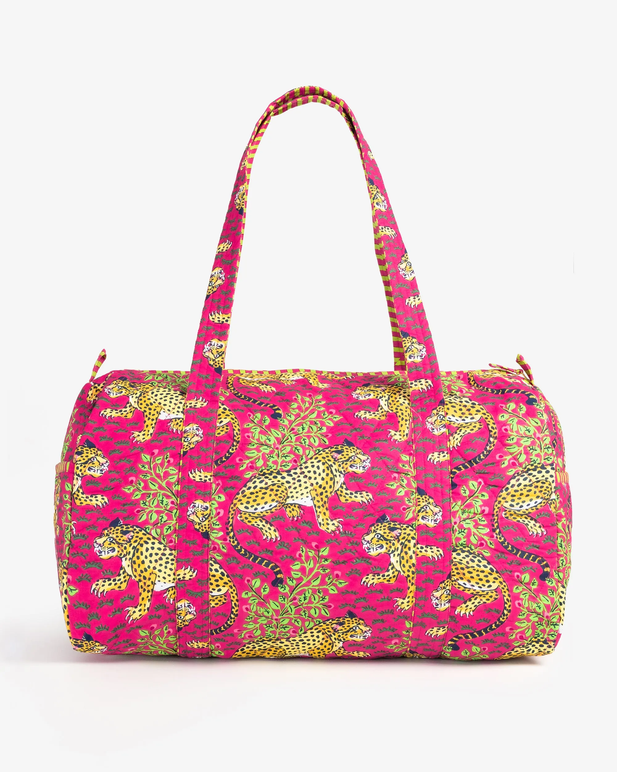 Bagheera - Quilted Duffle Bag - Hot Pink