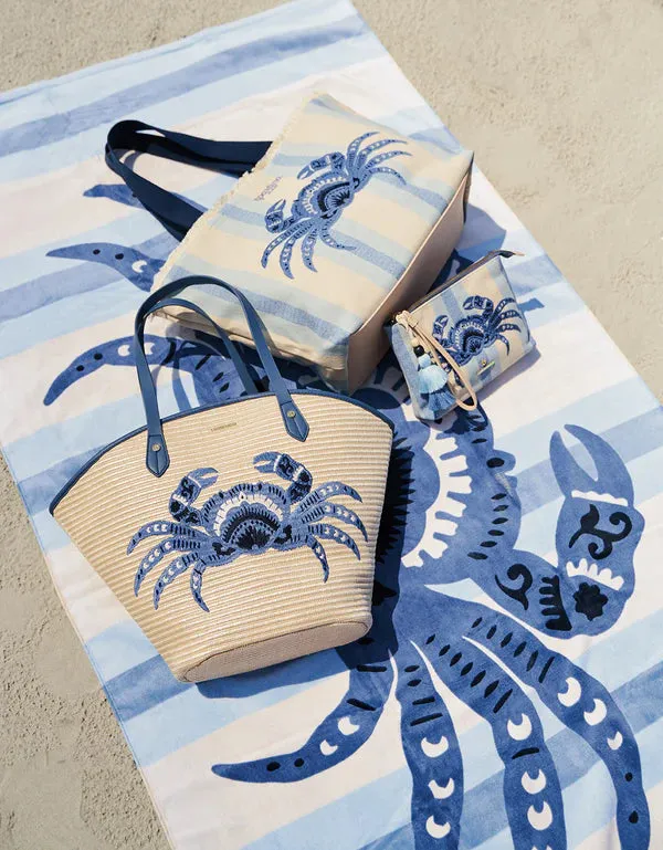 Beach Towel Blue Crab: 496602