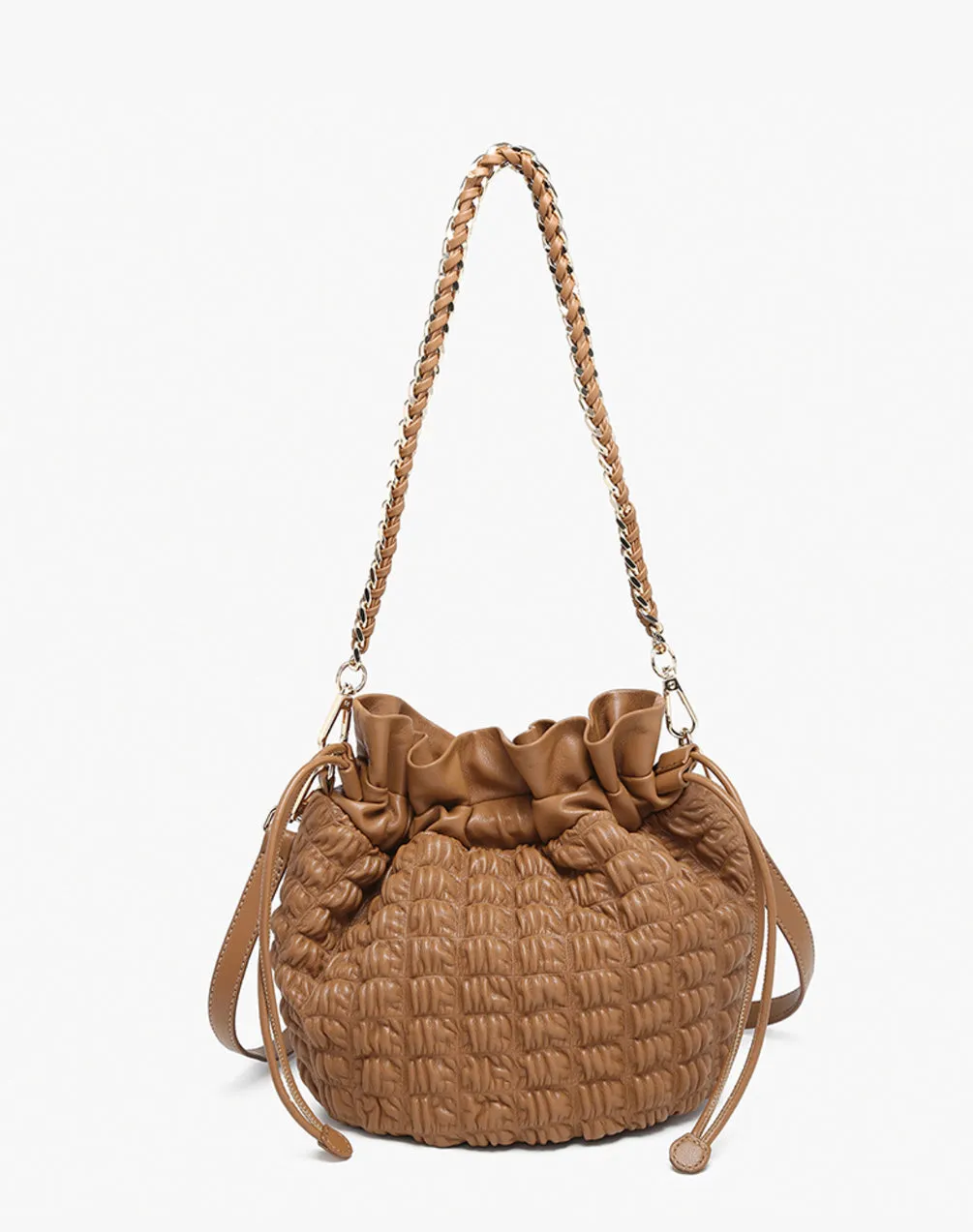 Berlin Cinch Bag With Gold Chain