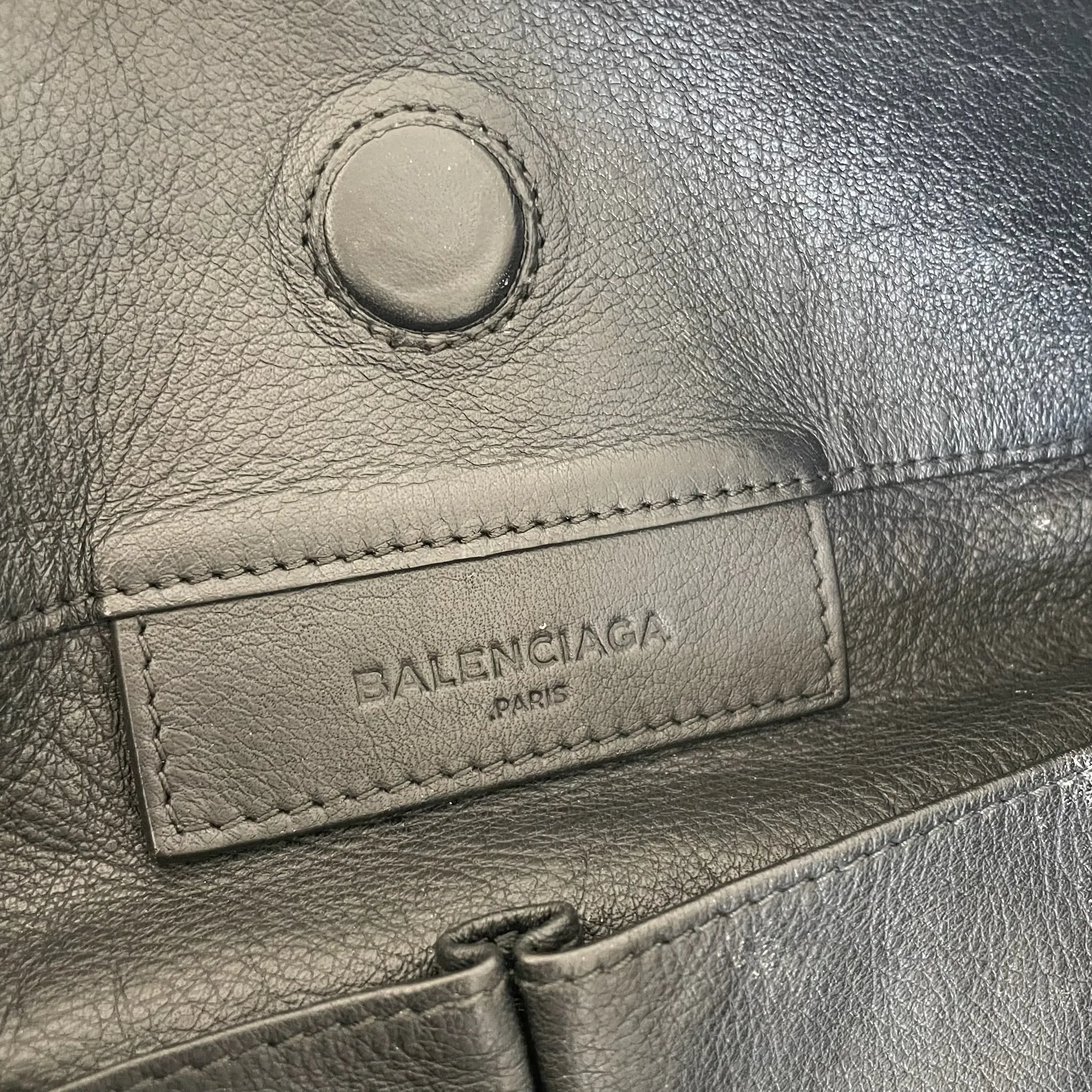 Black Papier Crossbody Bag