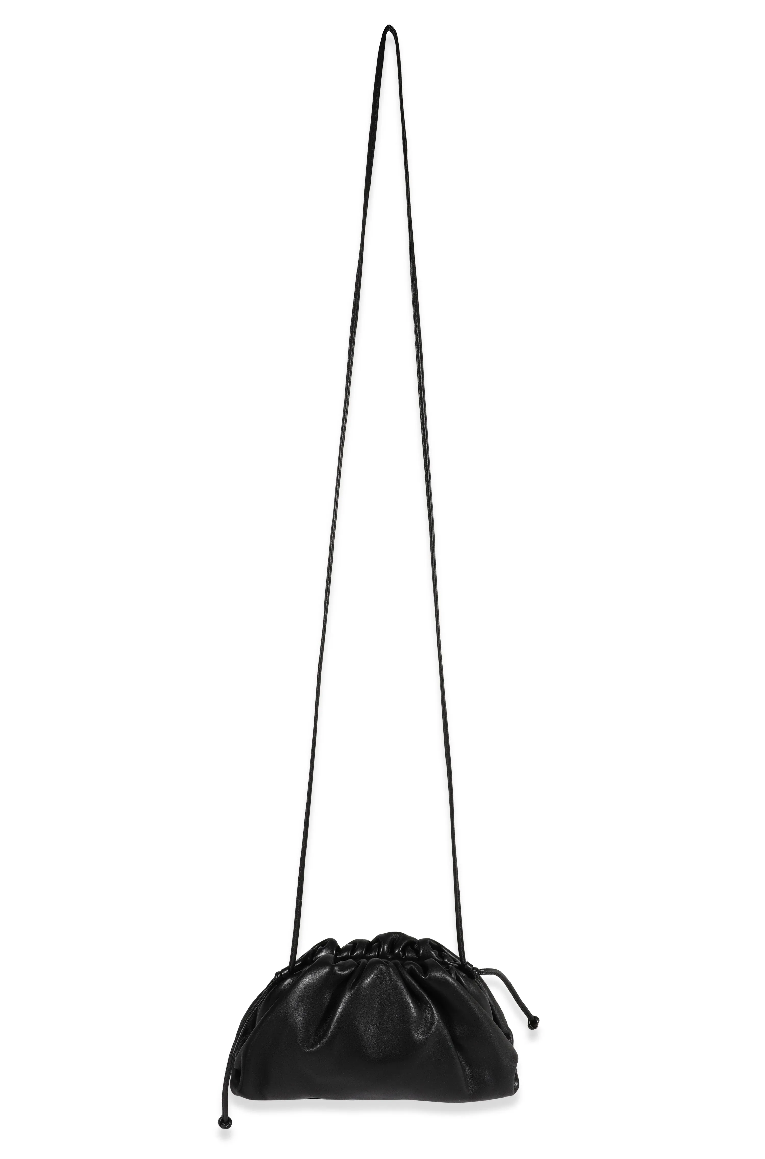 Bottega Veneta Black Smooth Calfskin Mini Pouch