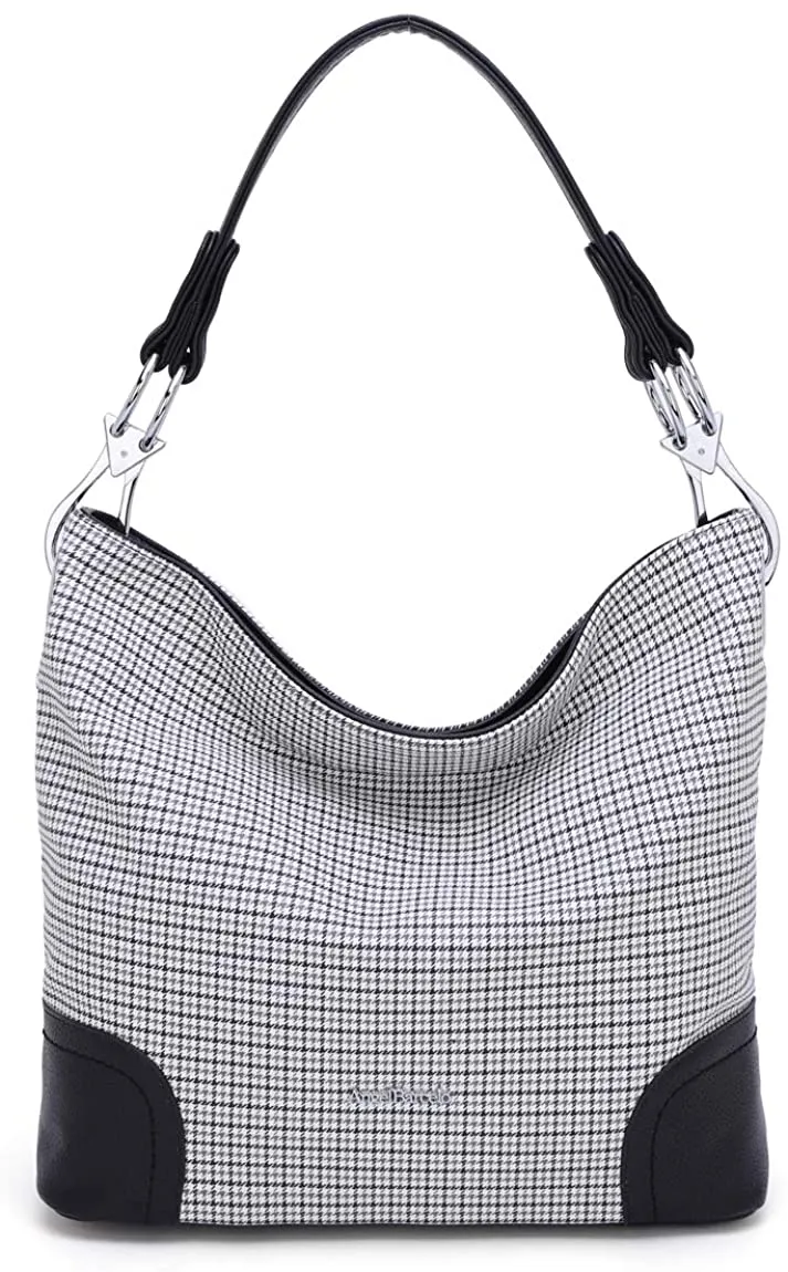 Brown Large Unique Shoulder Tote Handbag