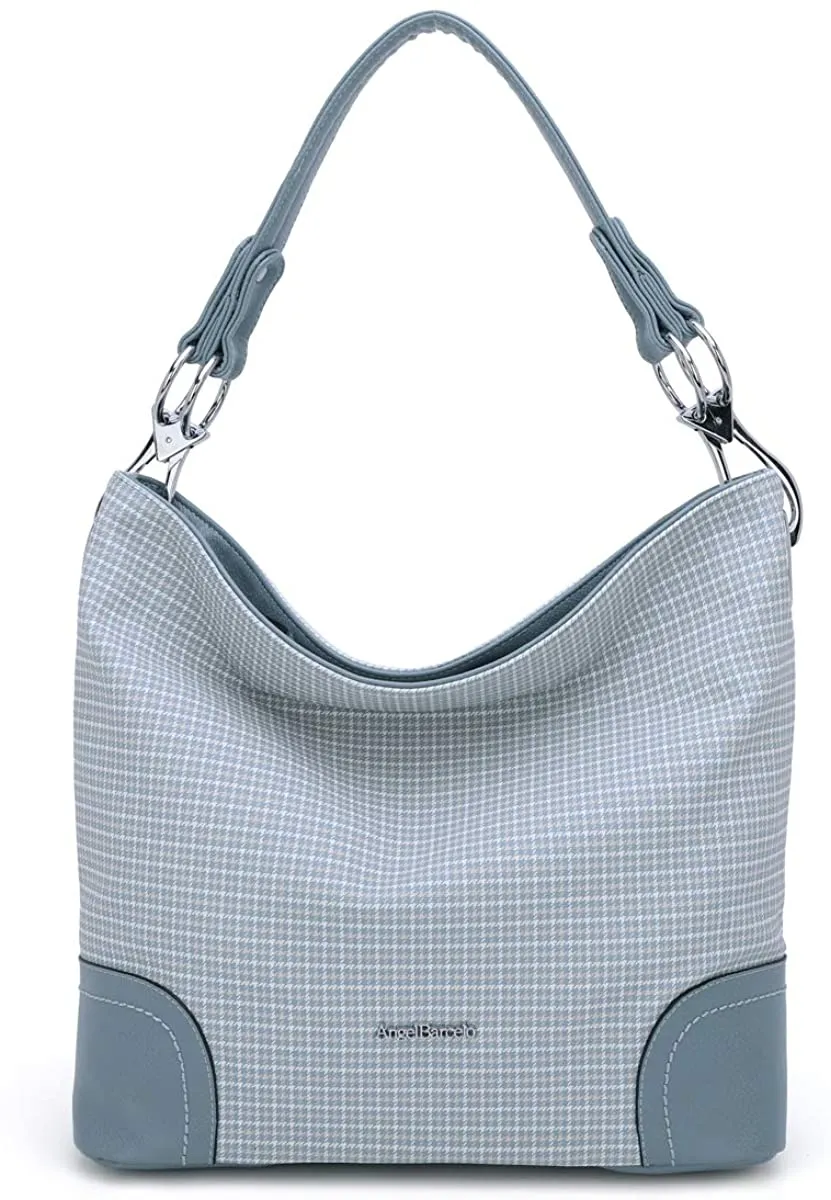Brown Large Unique Shoulder Tote Handbag
