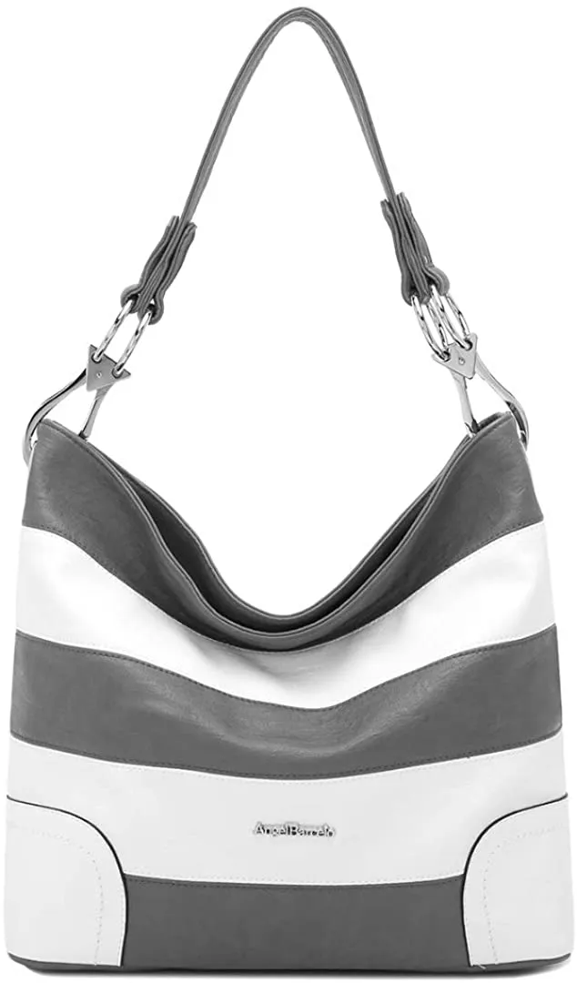 Brown Large Unique Shoulder Tote Handbag