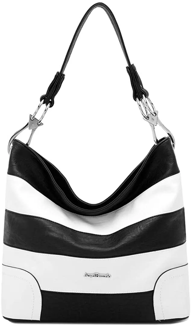 Brown Large Unique Shoulder Tote Handbag