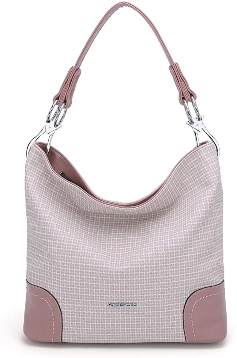 Brown Large Unique Shoulder Tote Handbag