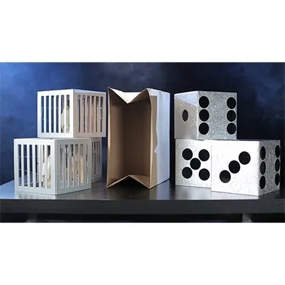 Cages and Dice from Paper Bag by Tora Magic