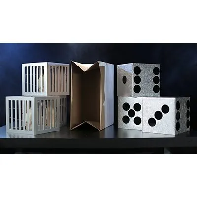 Cages and Dice from Paper Bag by Tora Magic
