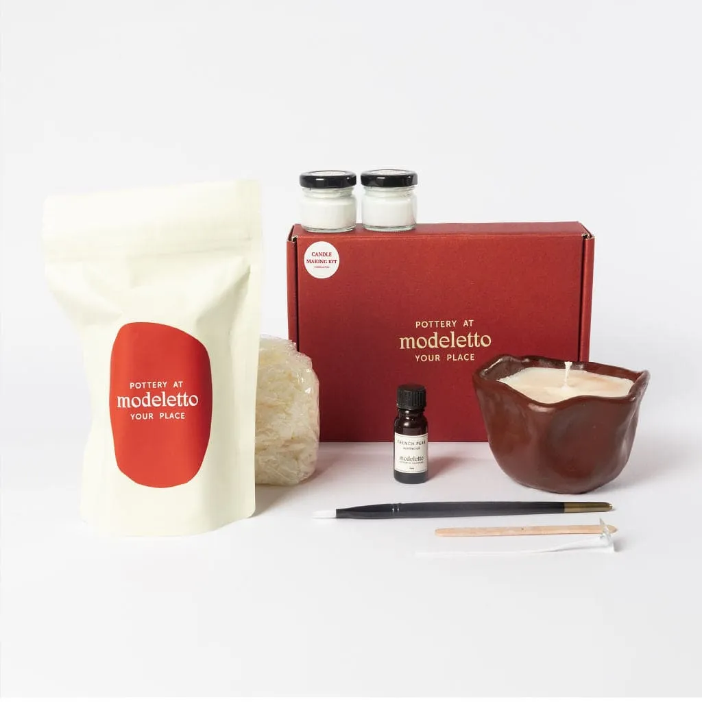 Candle & pottery making kit
