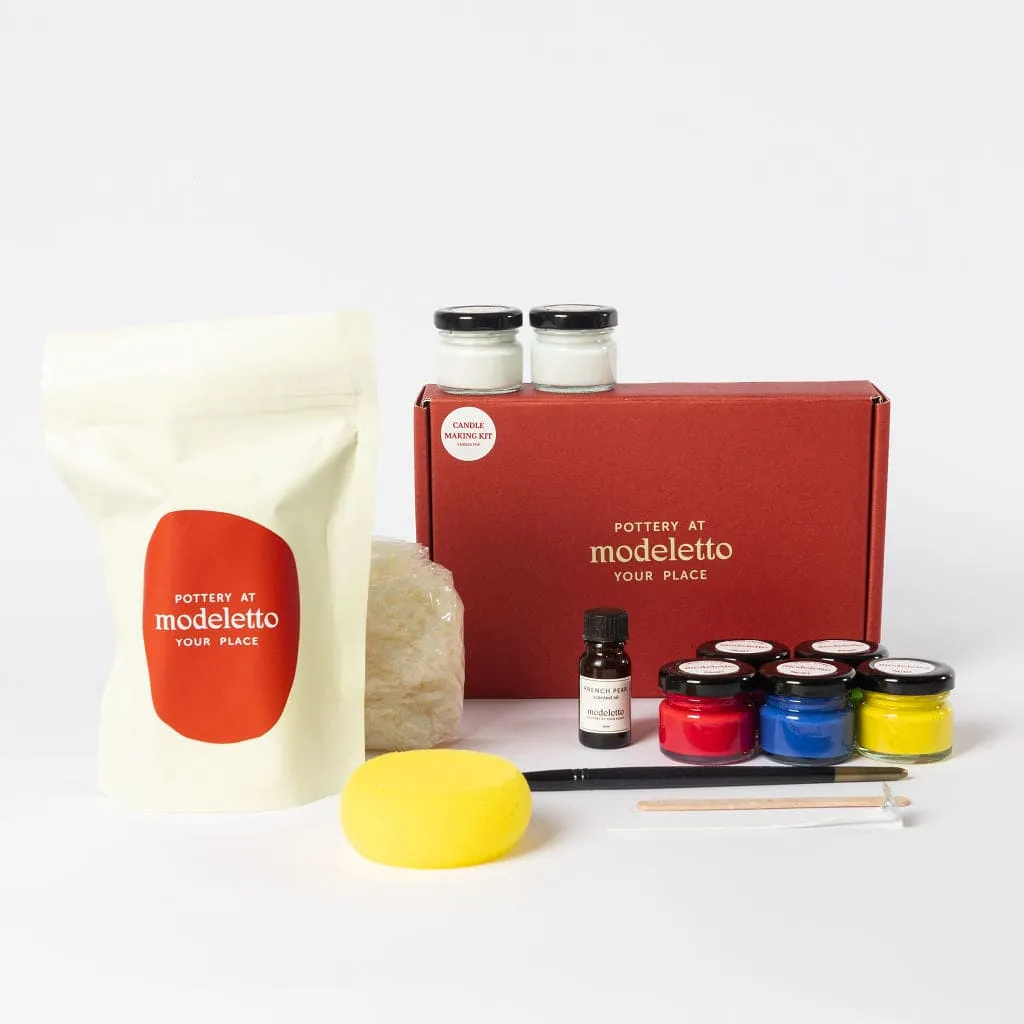 Candle & pottery making kit