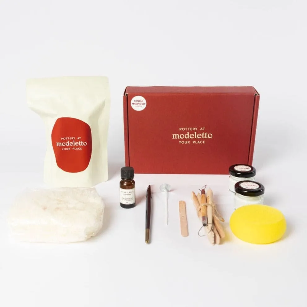 Candle & pottery making kit