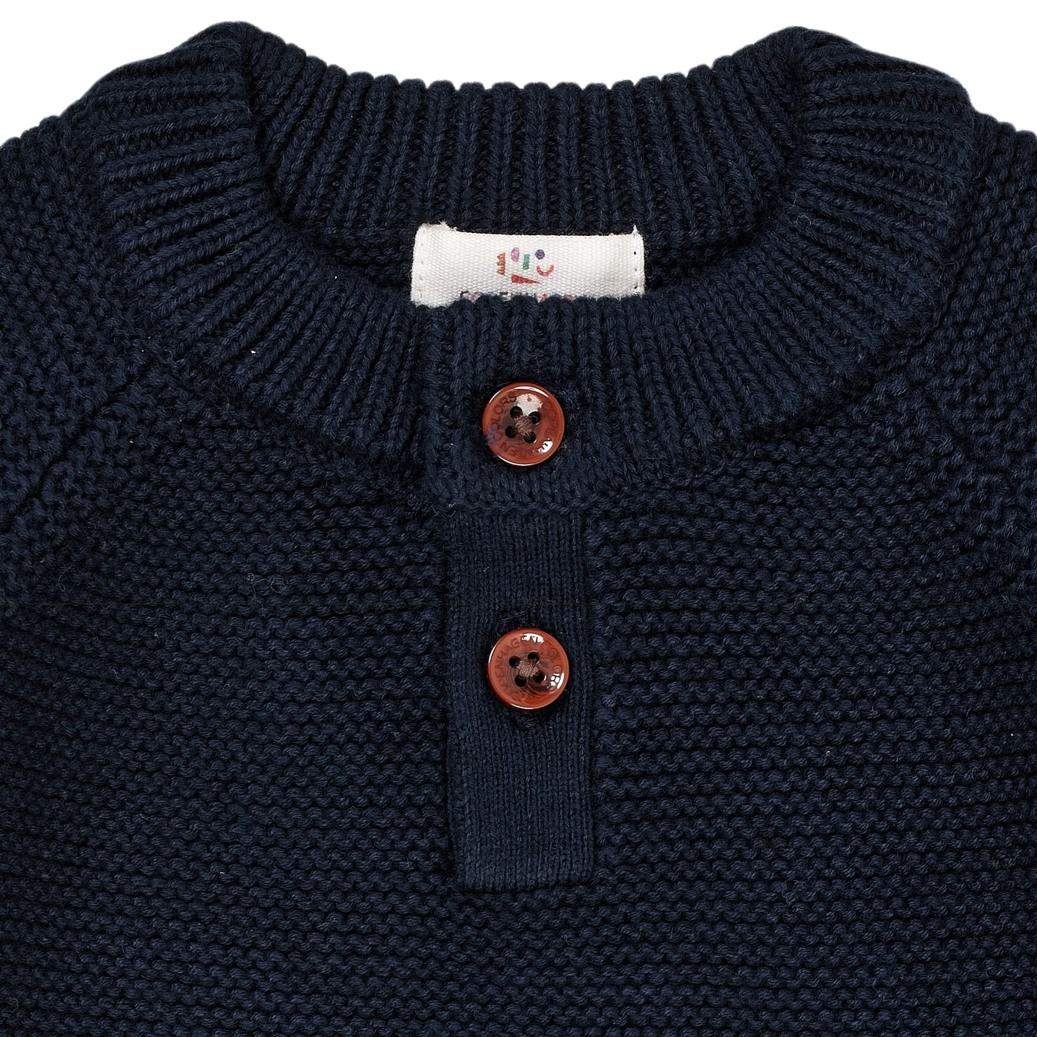 CLASSIC COTTON BABY FULL BODY - NAVY