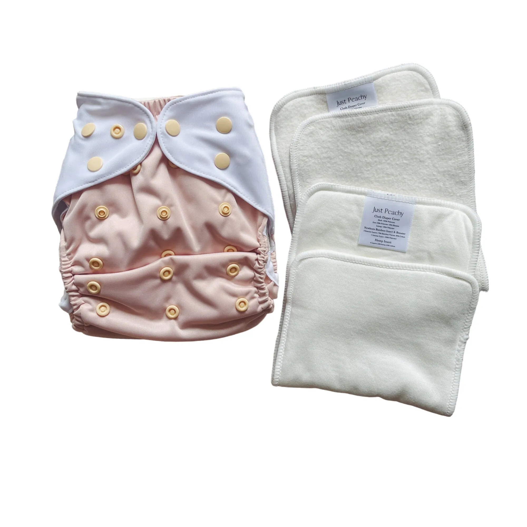 Cloth Diapers - Classic Collection - Single Diaper Set   Inserts