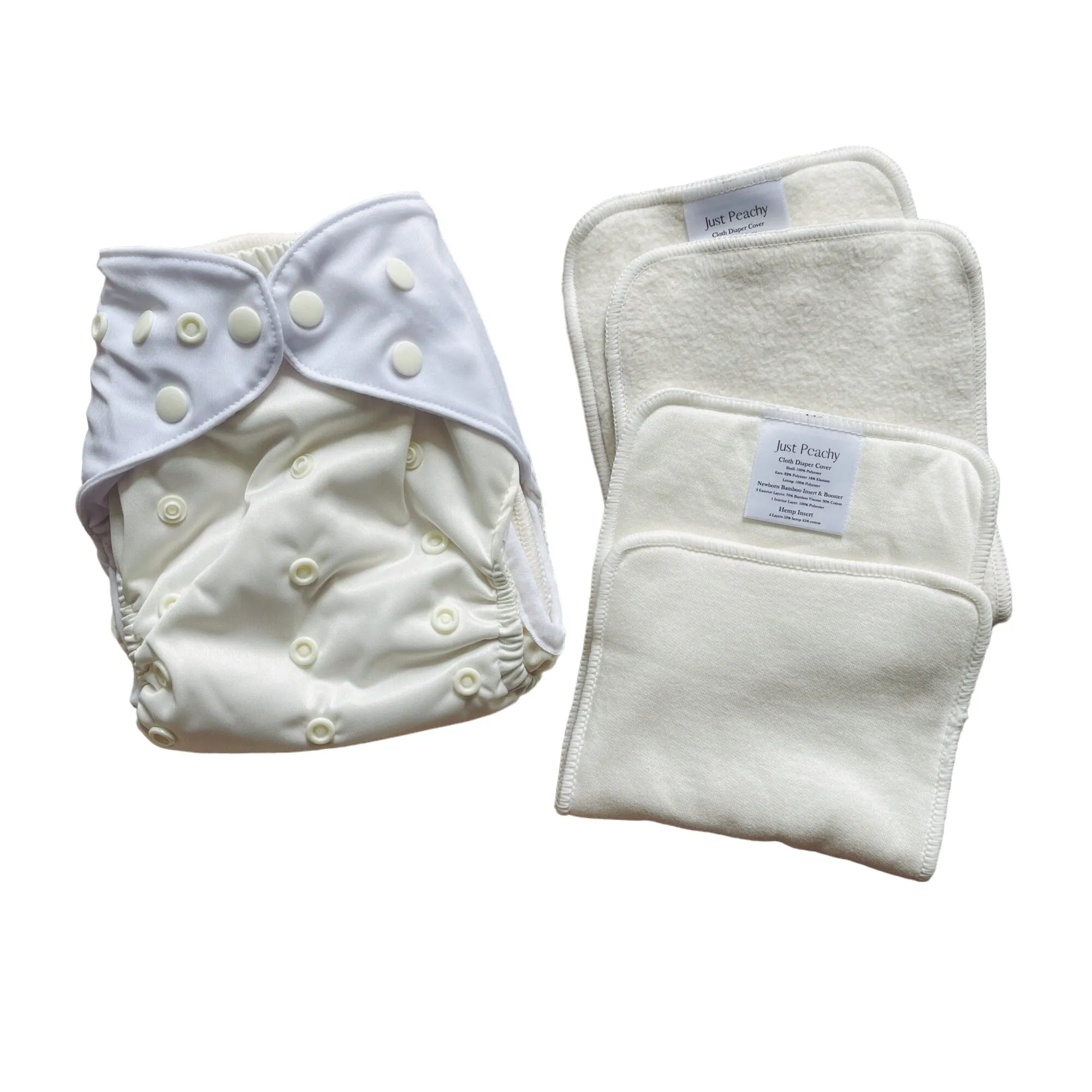 Cloth Diapers - Classic Collection - Single Diaper Set   Inserts