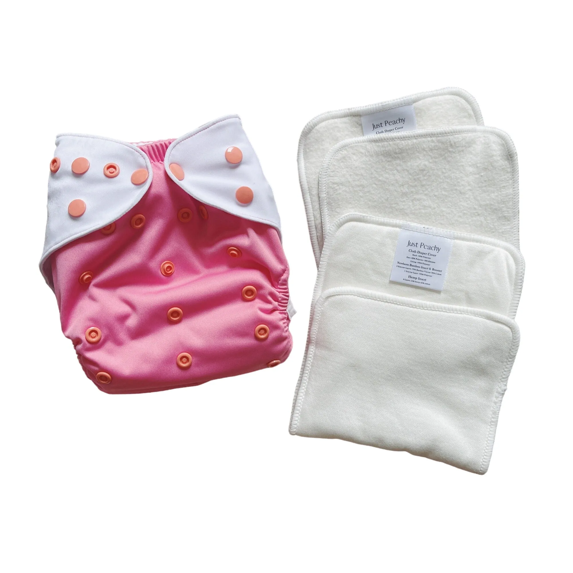 Cloth Diapers - Classic Collection - Single Diaper Set   Inserts