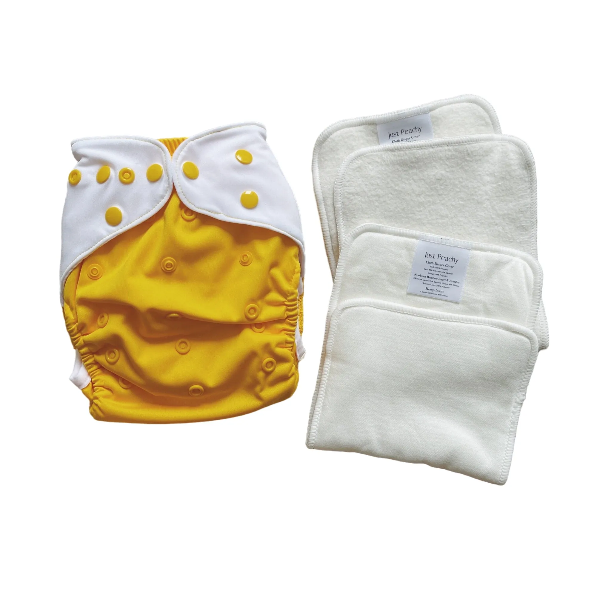 Cloth Diapers - Classic Collection - Single Diaper Set   Inserts