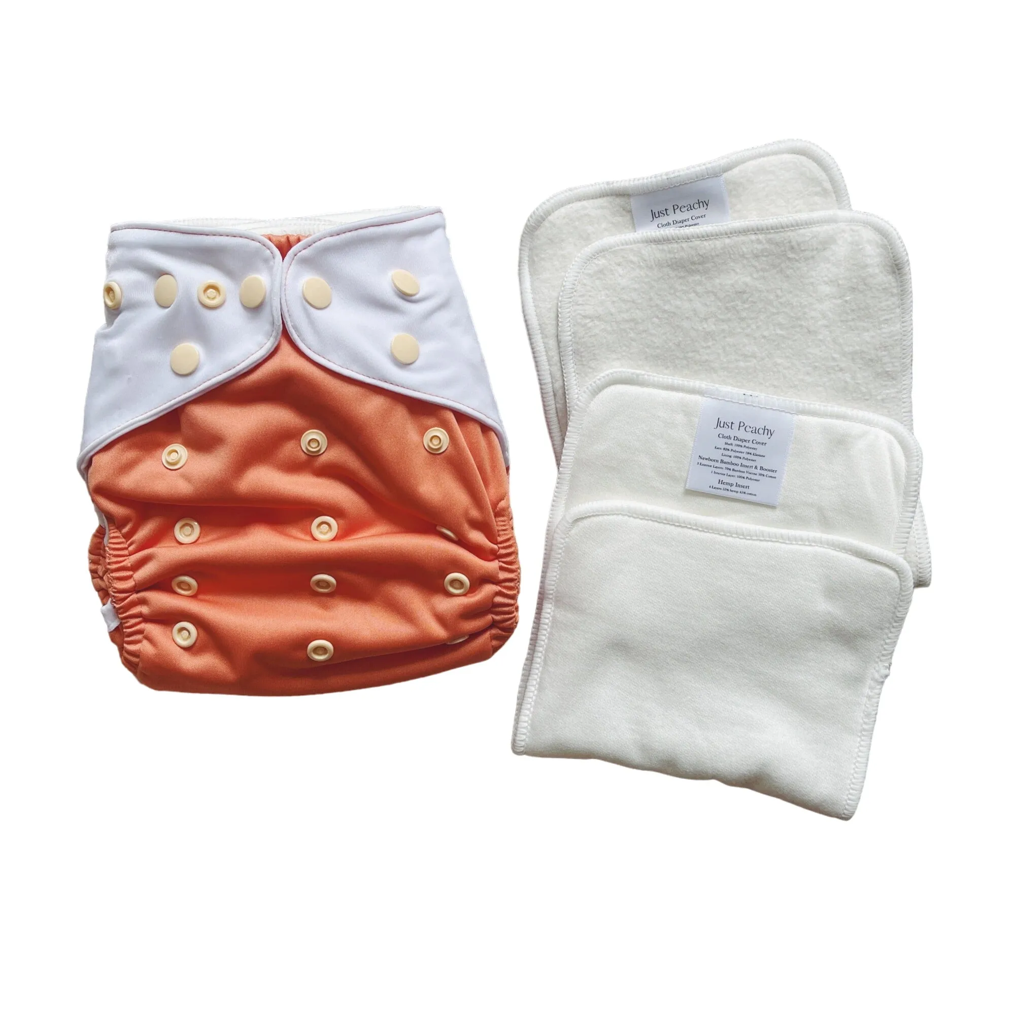Cloth Diapers - Classic Collection - Single Diaper Set   Inserts
