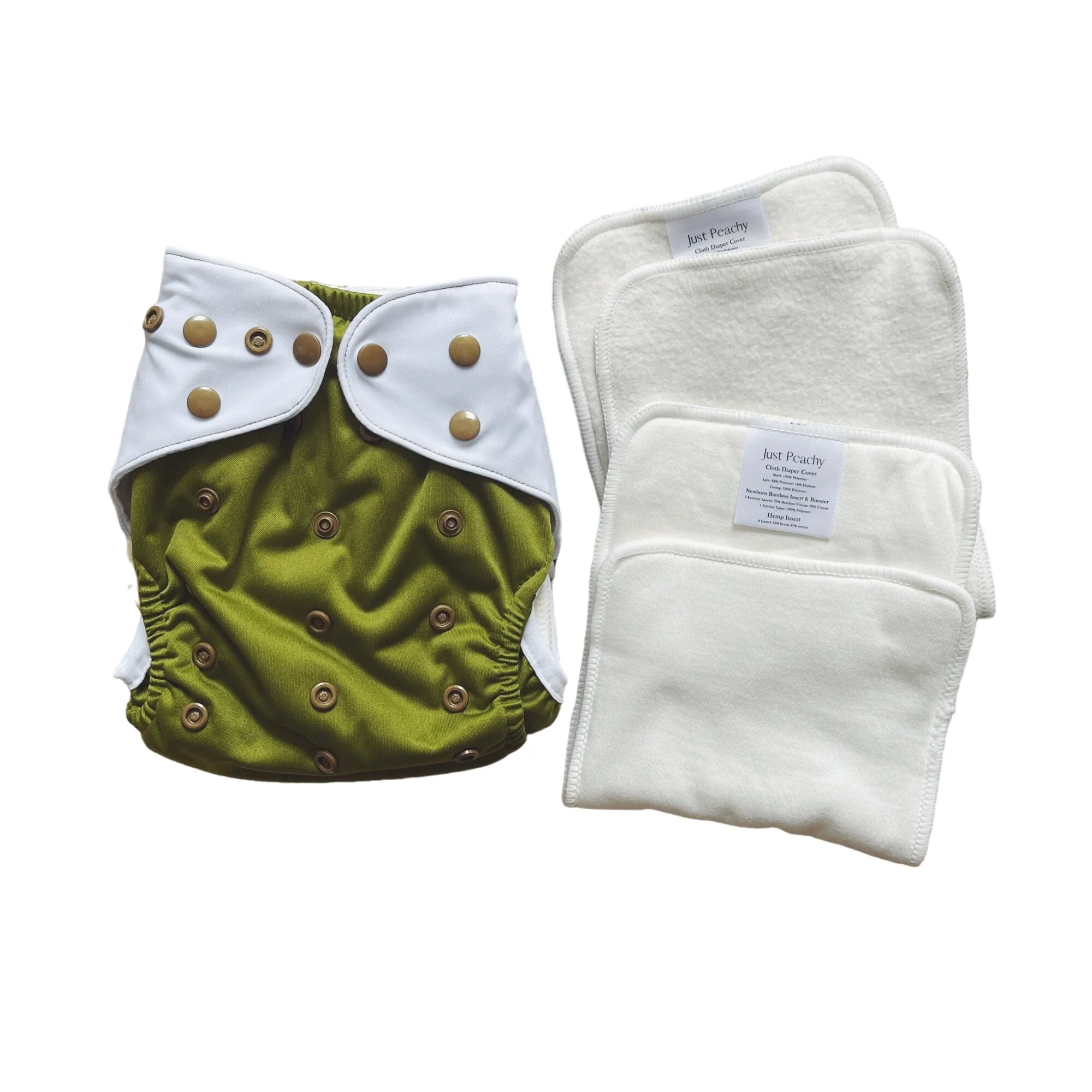 Cloth Diapers - Classic Collection - Single Diaper Set   Inserts