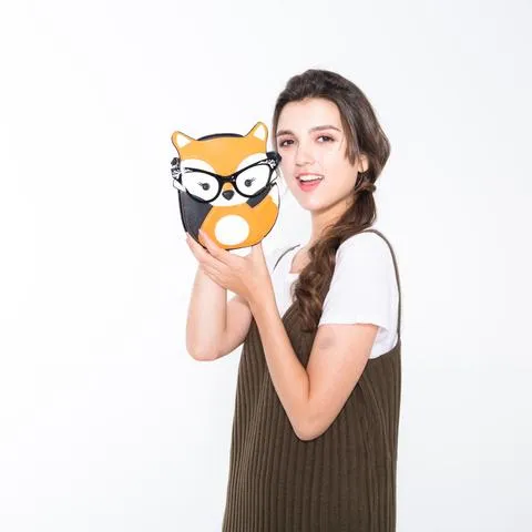 Comeco Sleepyville Critters - Foxy Fox With Vintage Eyewear Crossbody Bag