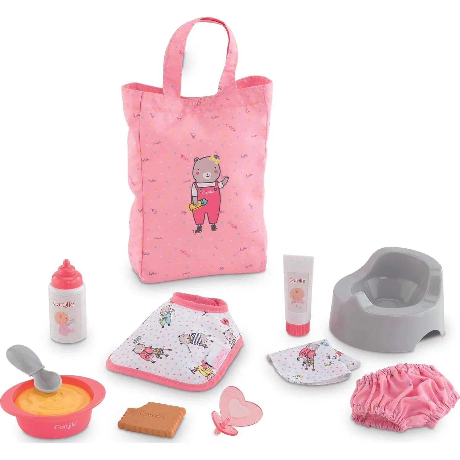 Corolle Large Accessory Set for 12" Dolls - Pink