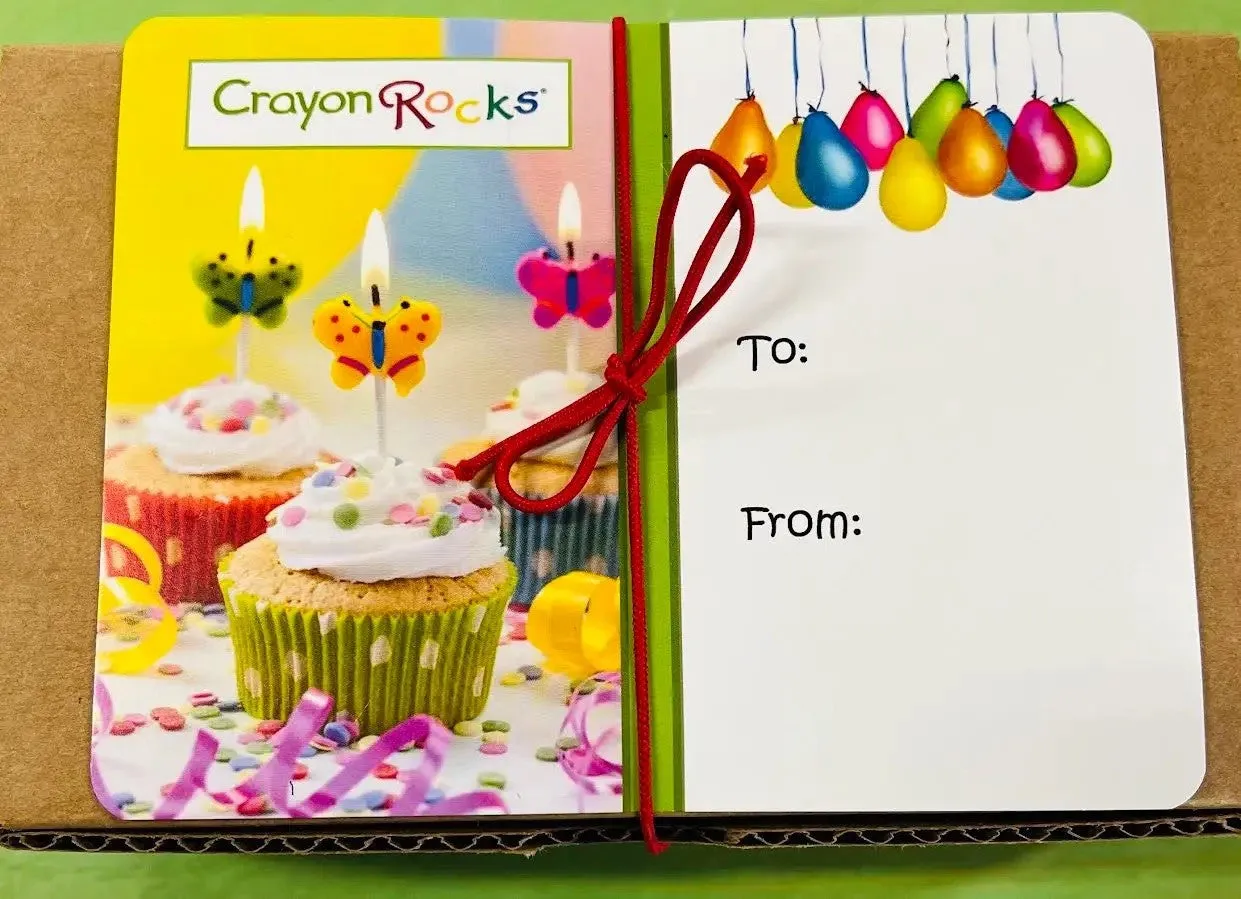 Crayon Rocks Birthday in a Box