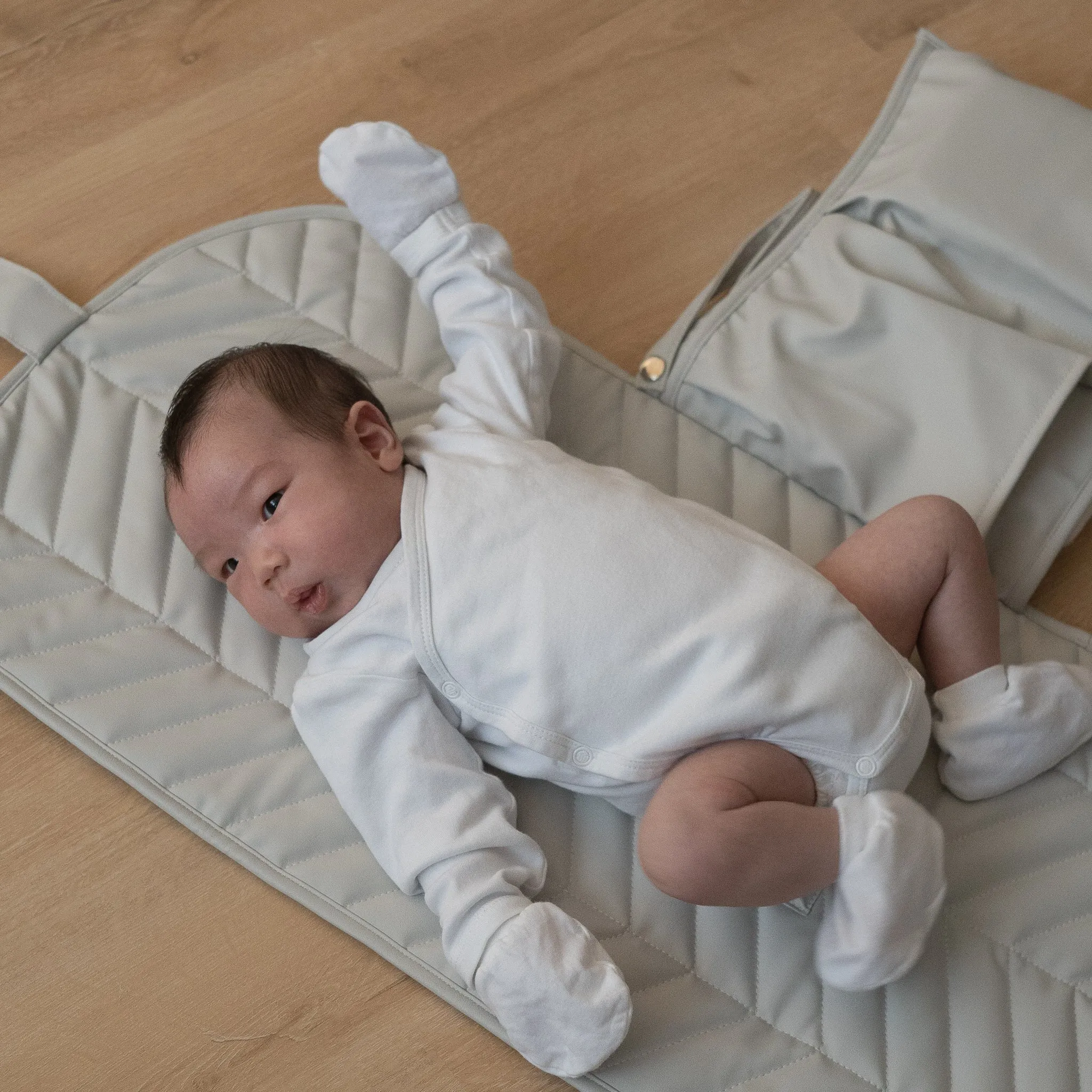 Diaper Changing Mat - Curious Grey