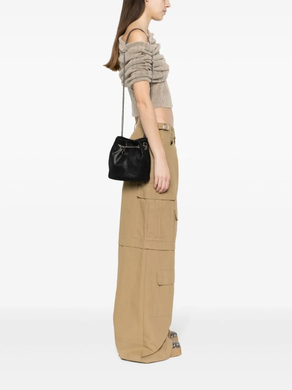 Falabella chain-link bucket bag<BR/><BR/><BR/>
