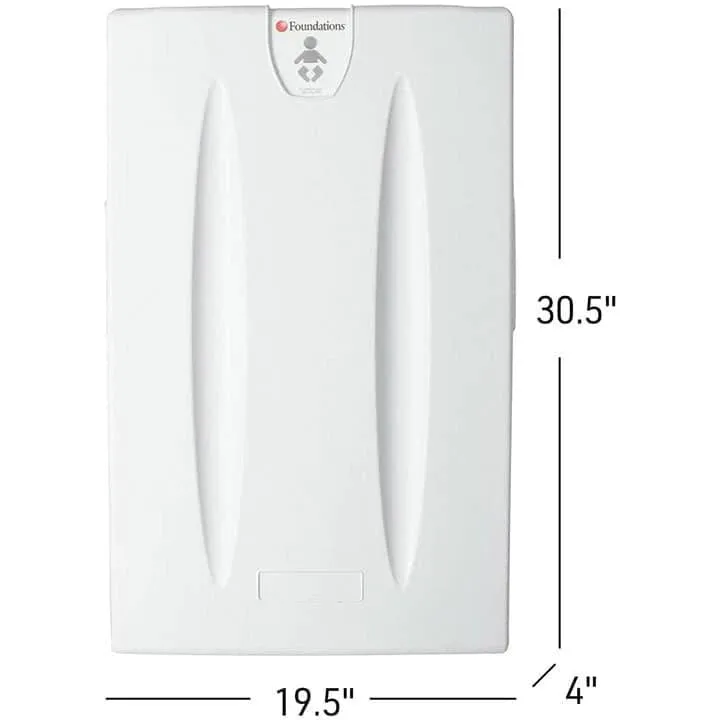 Foundations Classic Vertical Surface Mount Commercial Baby Changing Station