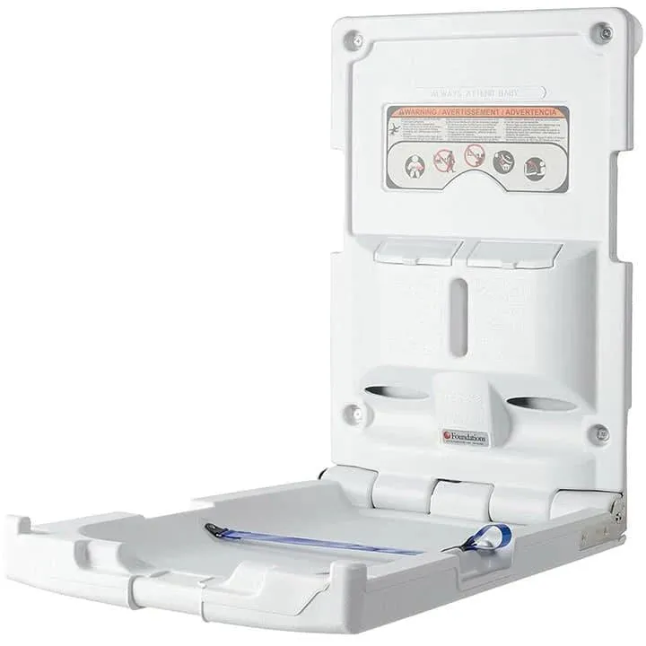 Foundations Classic Vertical Surface Mount Commercial Baby Changing Station