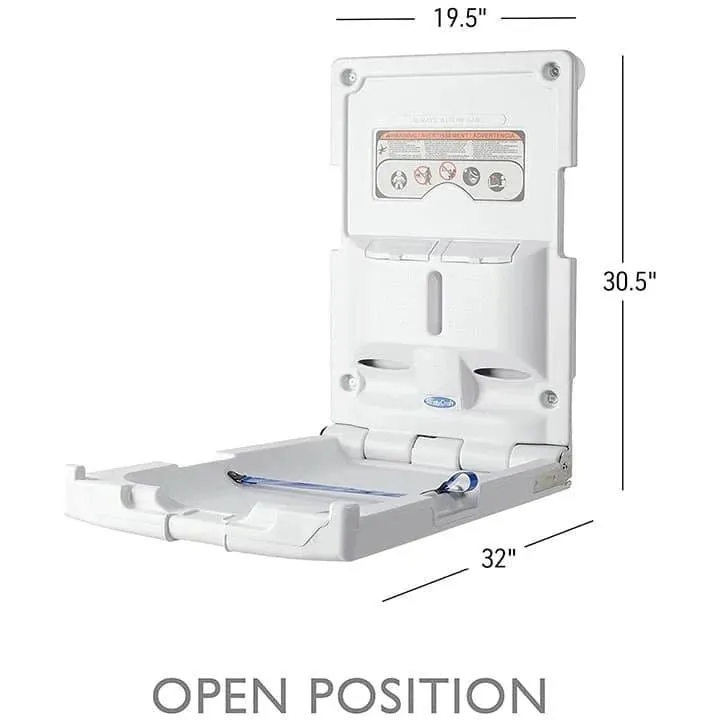 Foundations Classic Vertical Surface Mount Commercial Baby Changing Station