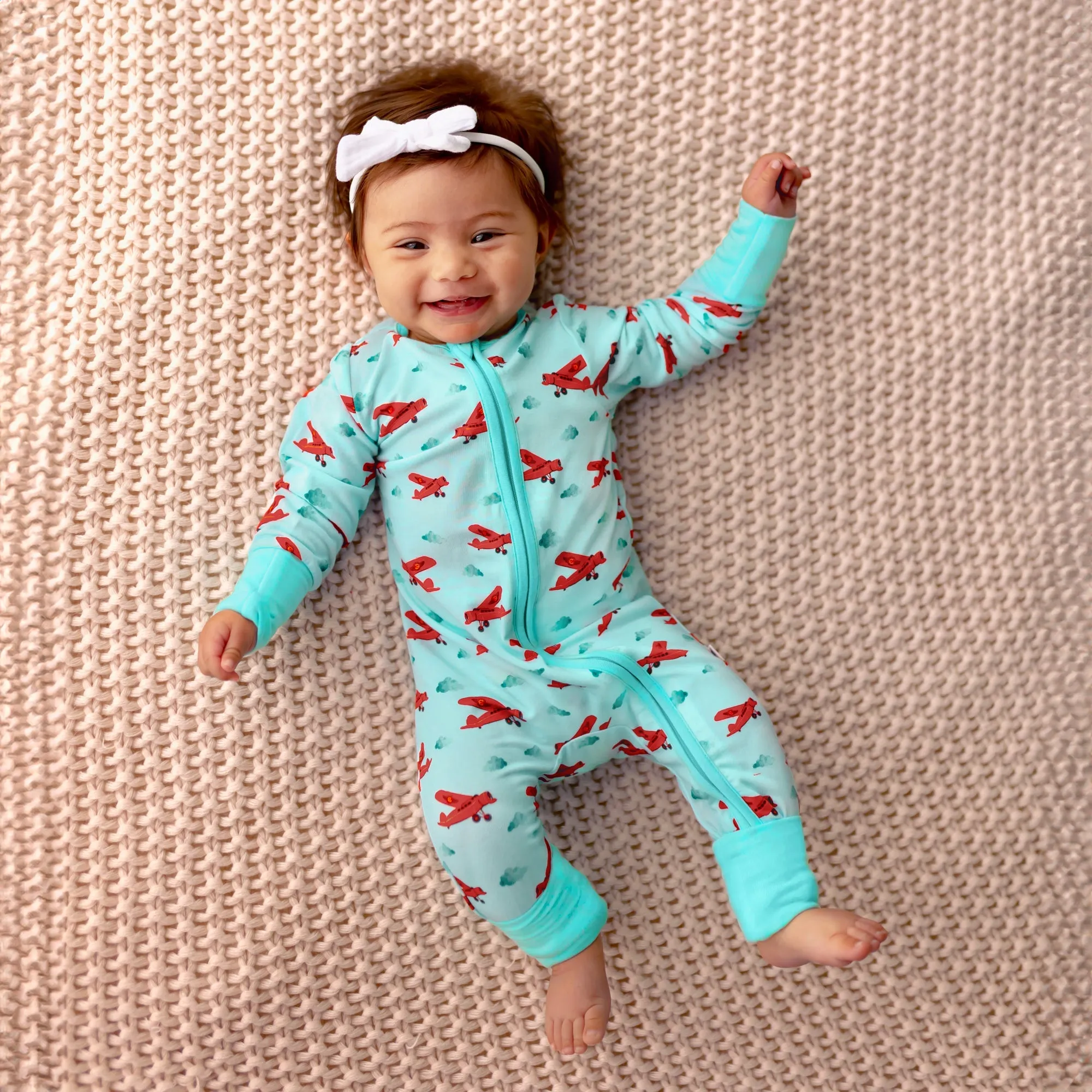 Free Dreamers Aviators Convertible Footie (NB-3T)