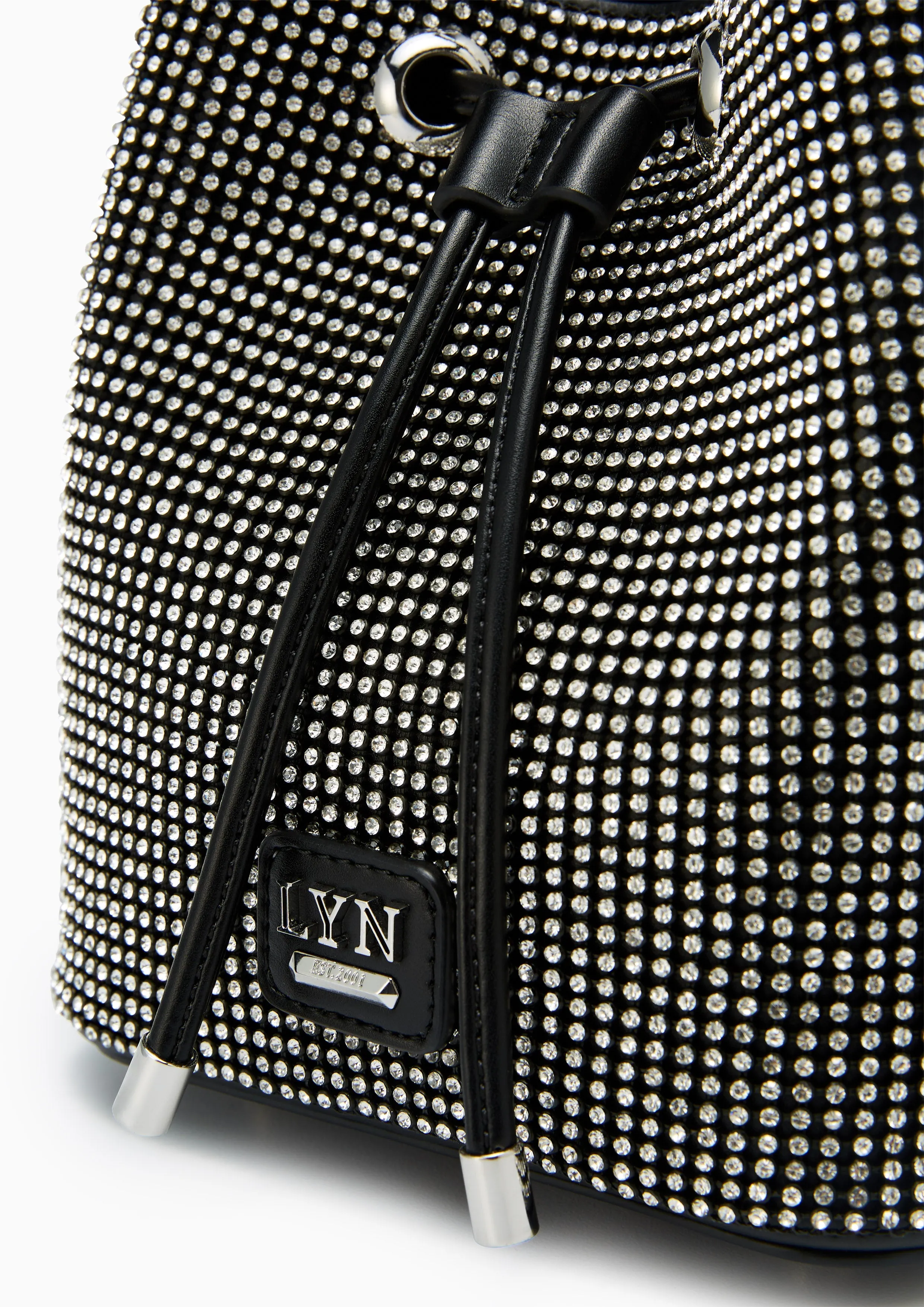 Gareth Crystal  S Bucket Bag - Black Variation 2