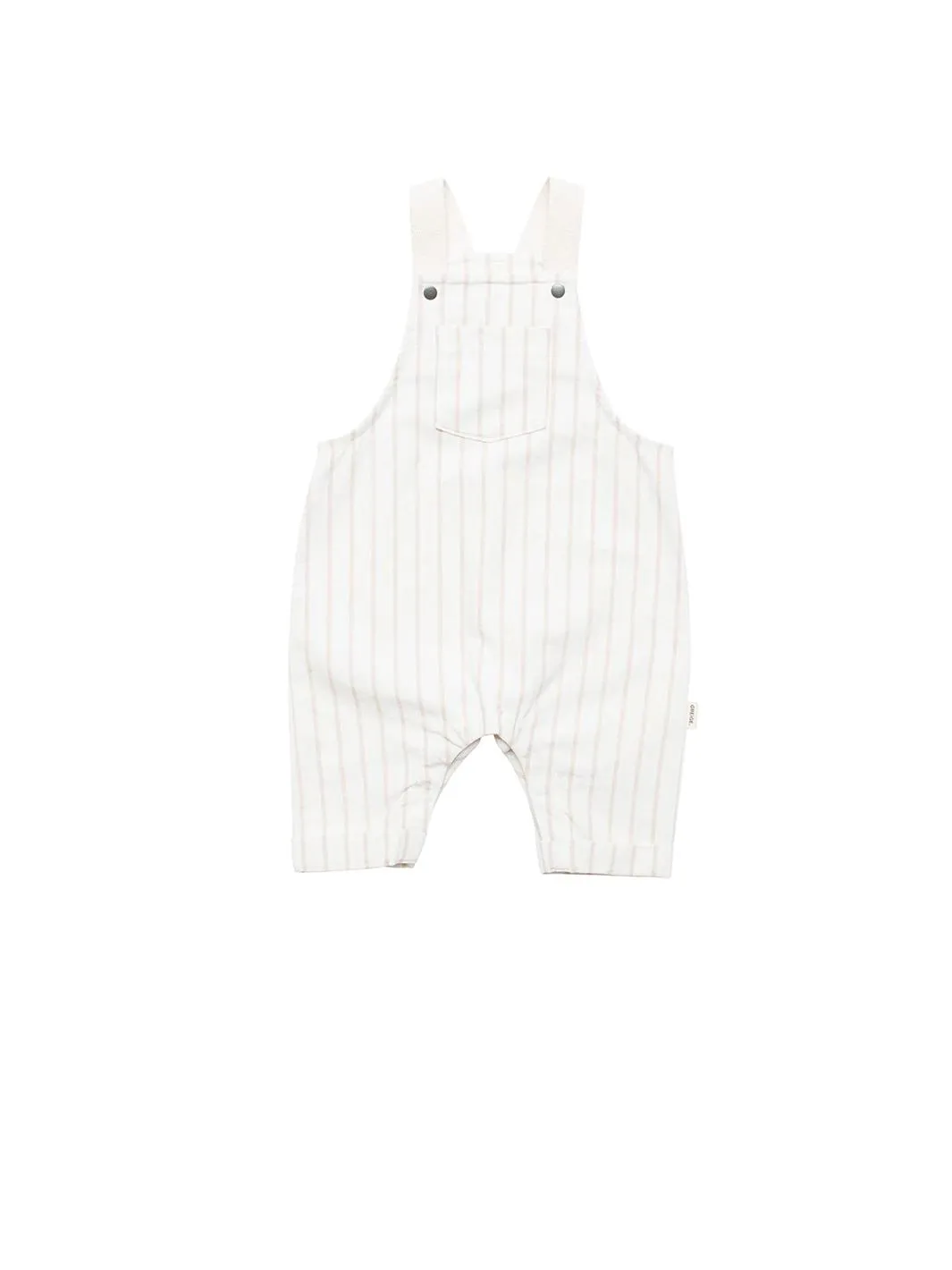 Greige Overalls | Biscotti Natural Stripe