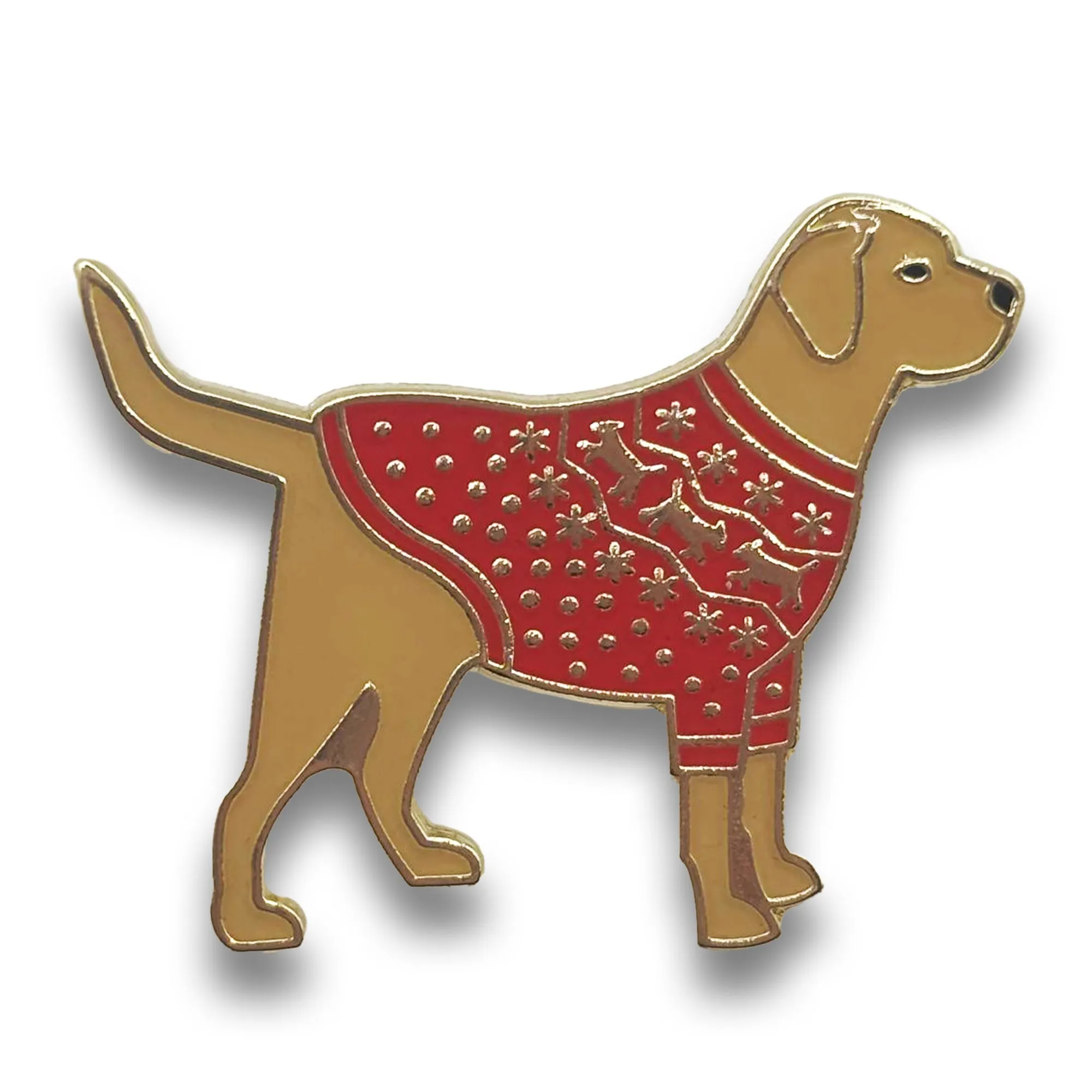 Guide Dogs Christmas pin badge