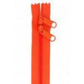 Handbag zipper 40" Tangerine